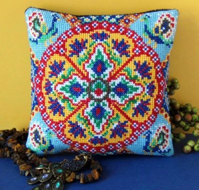 Peacock Mandala Peacock Mandala cross stitch kit