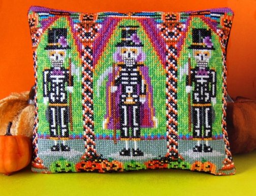 Halloween Bonecrackers Halloween Bonecrackers counted cross stitch kit, Sheena Rogers Designs